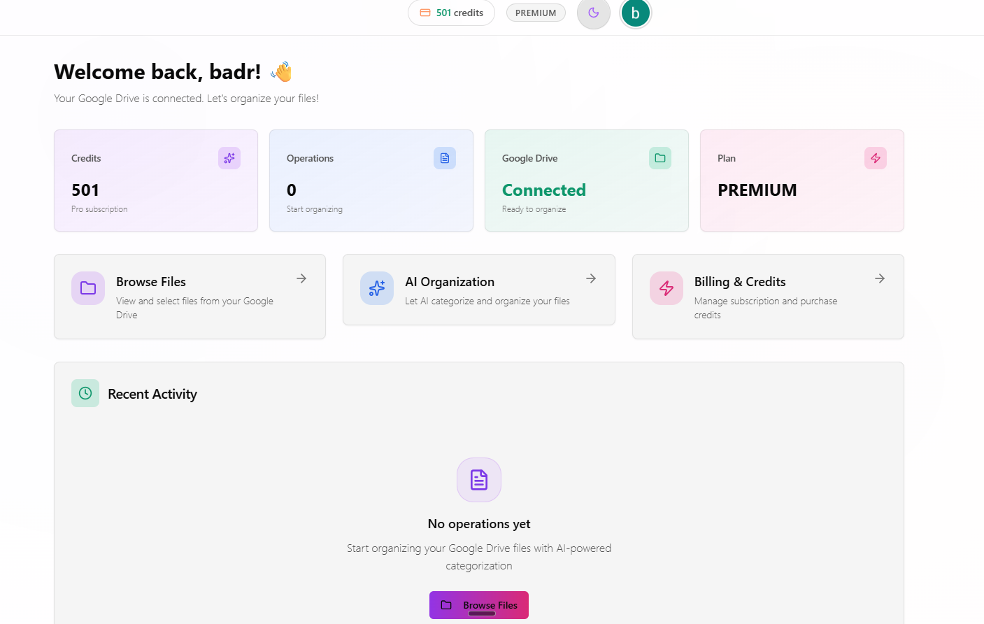 Dashboard